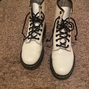 White doc martins